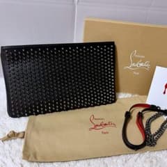 クリスチャンルブタン ショルダーバッグ ルビポッシュ 2way スタッズ 黒 クリスチャンルブタン ショルダーバッグ ルビポッシュ 2way スタッズ