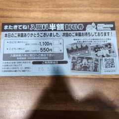 南知多ビーチランド入園料半額割引券のサムネイル