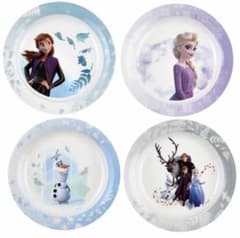 신품☆Disney 아나운서와 눈의 여왕 2 식기 플레이트 세트 디즈니 접시