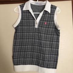 専用⭐︎ルコック　スポルティフ　チェック　ベストのサムネイル