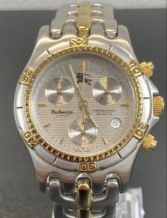 【E360】BURBERRY 9100G クロノグラフ メンズ 腕時計 稼働美品 E360】BURBERRY 9100G クロノグラフ メンズ 腕時計 稼働美品 - メルカリ