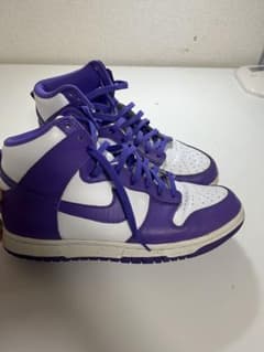 Nike Dunk High パープル/ホワイト 27.0cmのサムネイル