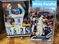 topps now キケ・ヘルナンデス ワールドシリーズ ホワイトパラレル 