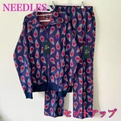 大特価✨NEEDLES 総柄　セットアップ　フェザー　ジャケット　トラックパンツ 大特価✨NEEDLES 総柄 セットアップ フェザー ジャケット トラック