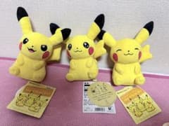 ポケモンセンター My PIKACHU ぬいぐるみ 3体セット マイピカチュウ - 3