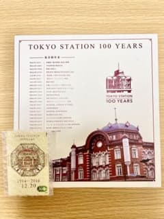 東京駅開業100周年記念Suica  1枚　台紙付きのサムネイル