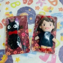 魔女の宅急便 ぬいぐるみ バッジ キキ トンボ　ぬいバッジ　マスコット 魔女の宅急便 キキ ジジ ぬいぐるみバッジ ぬいば 2点 新品未使用