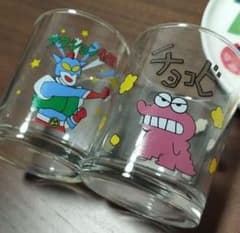 クレヨンしんちゃん　ガラスコップ　マグカップアニメキャラクター グラス
