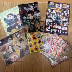 鬼滅の刃 ファイル シール しおり セットのサムネイル