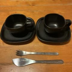 柳宗理　　コーヒーカップ2客＋おまけのサムネイル