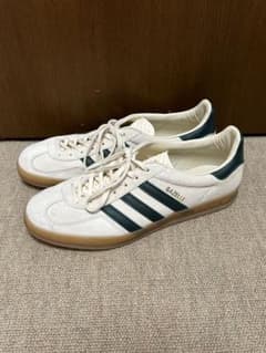 adidas　アディダスガゼルインドア　　白緑のサムネイル