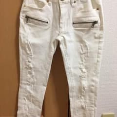 ダメージジーンズ(白)のサムネイル