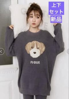 新品】ジェラートピケメレンゲDOGミニワンピース＆リブレギンスセット