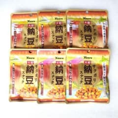 【おそらく最終価格】カンロ サクポリ大粒納豆スナック旨みしょうゆ味 21g×6袋のサムネイル