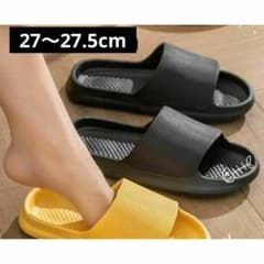 27~27.5cm 샌들 블랙 버스 화장실 베란다 슬리퍼 경량