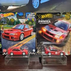 Hot Wheels : 三菱ランサーエボリューション6 2台セットのサムネイル