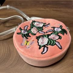マリークワント花柄刺繍ベルベットショルダーバッグ - メルカリ