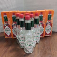 TABASCO 空き瓶、箱付き ６本セットのサムネイル