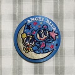 ナルミヤキャラクターズ　刺繍缶バッジ　エンジェルブルーのサムネイル