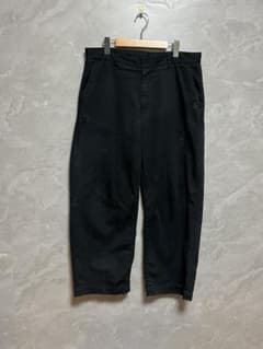 ANCELLM WISM 別注 WIDE CHINO PANTS ブラック - メルカリ