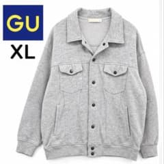 GU ジーユー スウェットジャケット XL グレーのサムネイル