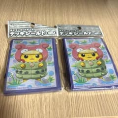 新品未使用】ポケモンデッキシールド ピカチュウ×ヤドン 32枚入×2個