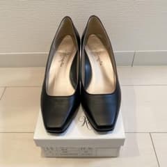 GINZA kanematsu 銀座かねまつ　カネマツ　パンプス　黒のサムネイル