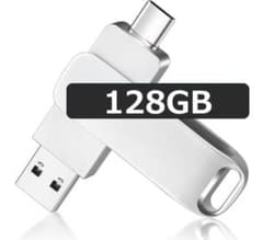 128GB USBメモリ 2in1 タイプC USB-C/MicroUSB対応のサムネイル