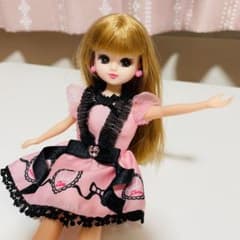 リカちゃん 人形本体 ピンクドレスのサムネイル