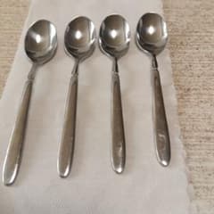 未使用品　ステンレススチール スプーン 4本セット