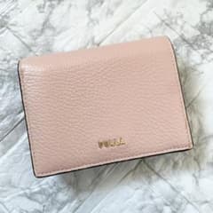 極美品✨FURLA フルラ 二つ折り財布 コンパクトウォレット ピンク
