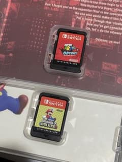 スーパーマリオオデッセイ＆NewスーパーマリオブラザーズUデラックス＿ケースなしのサムネイル