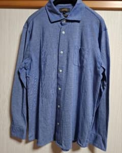 CHRISTIAN ORANI 長袖シャツ ブルー LLサイズ