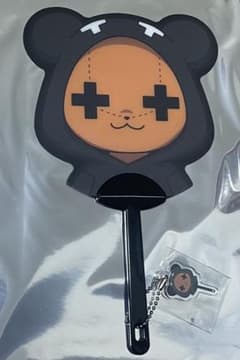レトロト チャーム付きダイカットうちわのサムネイル