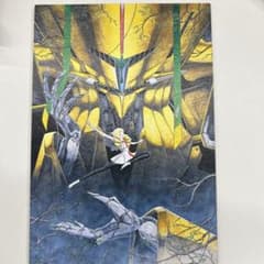 永野護デザイン展 木製ポストカード 1巻 FSS ファイブスター物語