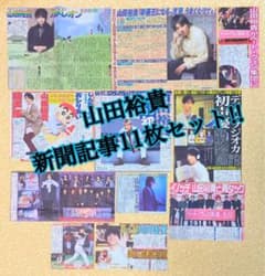 야마다 유키 신문 기사 11장 세트