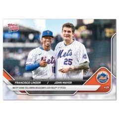 フランシスコ・リンドーア ジョン・メイヤー topps now MLB メッツ