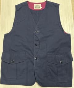 美品　HINSON ヴィンテージデザイン　ハンティングベスト　日本製 美品 HINSON ヴィンテージデザイン ハンティングベスト 日本製 - メルカリ