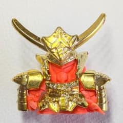 稀少　SDガンダムR R-34 頑駄無真駆参 ガン消し 金メッキパーツのサムネイル