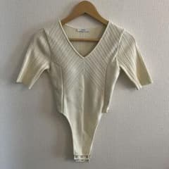 STUDIOUS Jacquard Knit Bodysuit/サイズ1(新品)のサムネイル