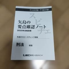&*n様 【刑法総論】矢島の要点確認ノート 刑法 2025年のサムネイル