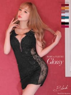 ROBEdeFLEURS Glassy フロントジップドレスのサムネイル
