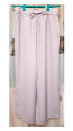 こと様専用◆GU/品のいいモーブ色♪ストレスフリーのワイドパンツ/XL総ゴムのサムネイル