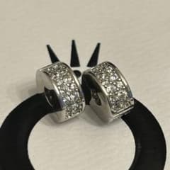 2個おまとめ　Clear Pavé Clip Charm クリップチャのサムネイル