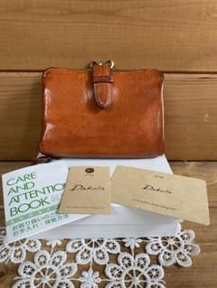 ダコタ　がま口二つ折り財布　本革のサムネイル