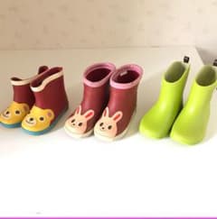 ミキハウス　stample 長靴　13 14 15 セット　レインシューズのサムネイル
