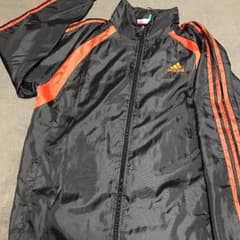 オレンジ adidasウィンドブレーカー上下のサムネイル