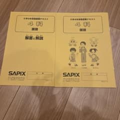 SAPIX 小学4年 4科 解答と解説のサムネイル