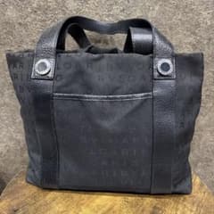 BVLGARI ハンドバッグ 黒 付属ポーチなし - メルカリ