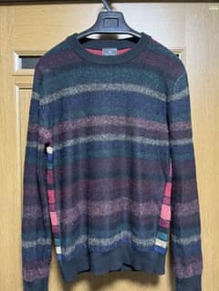 PS PaulSmithボーダー柄 ニットセーターのサムネイル